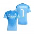 Camisola Real Madrid Thibaut Courtois 1 Guarda-redes Homem Equipamento Primeiro 2025-2026 Manga Curta